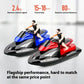 2.4G Remote Control Boat Motorboat Toy - Double Motor High Speed 20KM/H  Perfect for Kids' Water Play Interactive Fun
