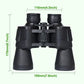 20X50 Binoculars for Adults High Powered Professional Binoculars with FMC Lens Central Focus Ideal for Bird Watching