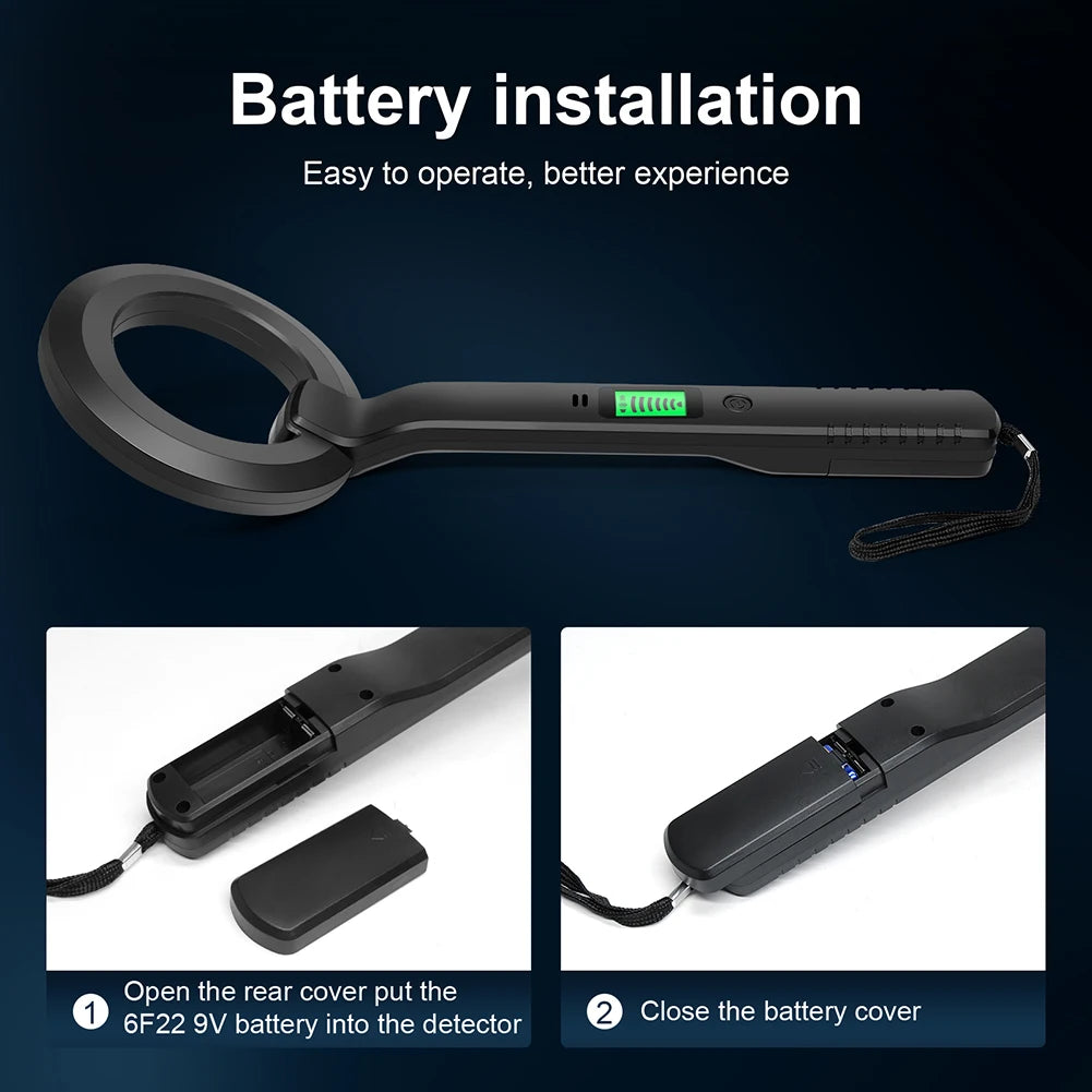 Metal Detector IP66 Waterproof Gold Silver Detector Underground Underwater Treasure Search Finder Handheld Coil Metal Scanner