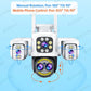 Security Protection 8K WiFi Camera Outdoor Four Lens Triple Screen 10X Zoom 360° CCTV Surveillance Ai Yoosee 16MP Security Cam