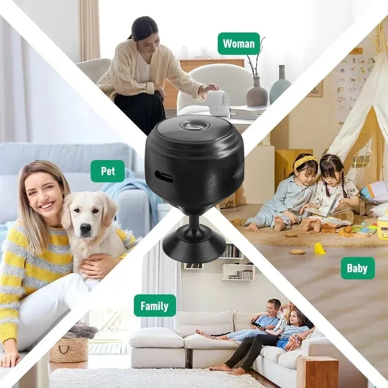 Surveillance Cameras A9 HD Wifi Smart Monitor Surveillance Cameras Sensor Camcorder Web Video Home Safety Wireless Security