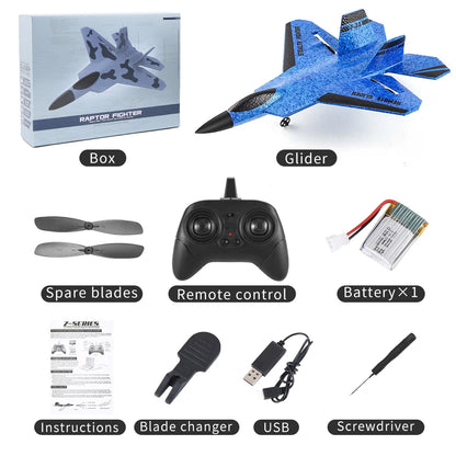 F22 RC Plane 2.4G 2CH EPP Foam Remote Control Fighter Fixed Wingspan Glider Outdoor RTF RC drone Airplane Toys Gifts