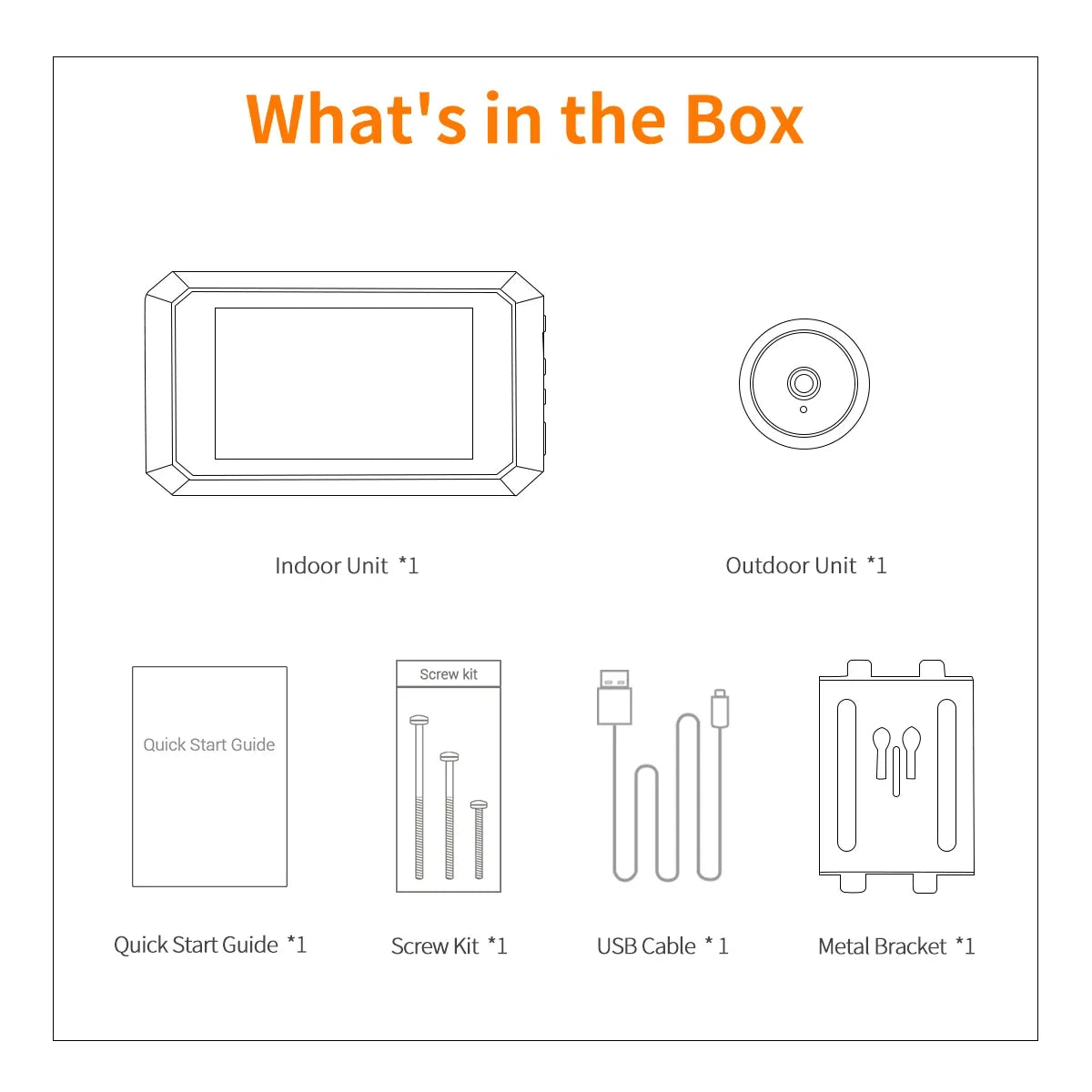 3.97inch Video Peephole Doorbell Camera Video-eye Auto Record Electronic Ring Night View Digital Door Viewer Entry Home Security