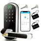 Smart Fingerprint Door Lock App Remote Control Keyless WIFI Digital Touchscreen Lock NFC IP67 Waterproof with 2 IC Cards