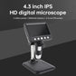 2MP  Microscope Electronic Microscope 1080P Ultra HD 4.3in Display 2MP Children Microscope Magnifier for   7 8 10 11