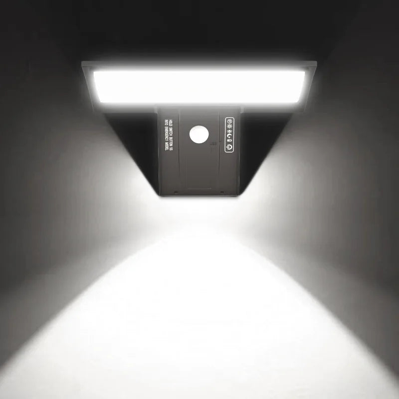 Solar Security Lights Solar Flood Lights Outdoor Waterproof with Motion Sensor 4 Modes 90 LEDs Wall Lights for Porch Yard Garden