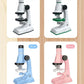 Microscope Portable 1200x HD Eyepiece Kids Science Education Experiment Exploration Set Gift Toys