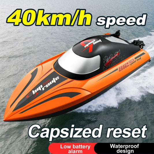 812 RC Boat 2.4Ghz 35km/h High-Speed Remote Control Racing Speedboat Water Speed Ship Endurance 25 Minutes Children Model Toy