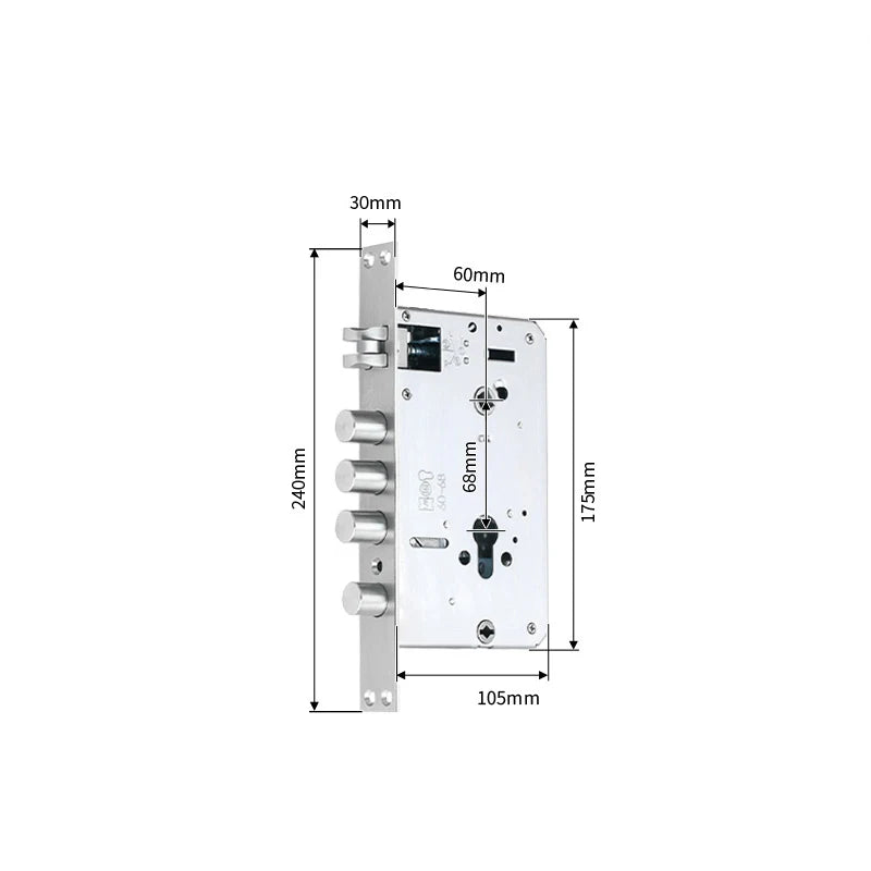 Mortise for Smart Door Lock for Wooden door/Aluminum door