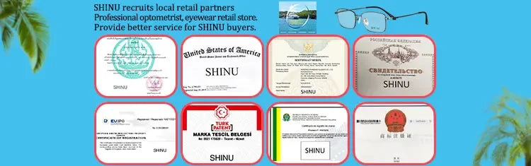 SHINU Myopia Night Vision Glasses Man Night Driving Glasses Women 80% Blocking Blue Light Lenses for Office Working TR90 Eyewear