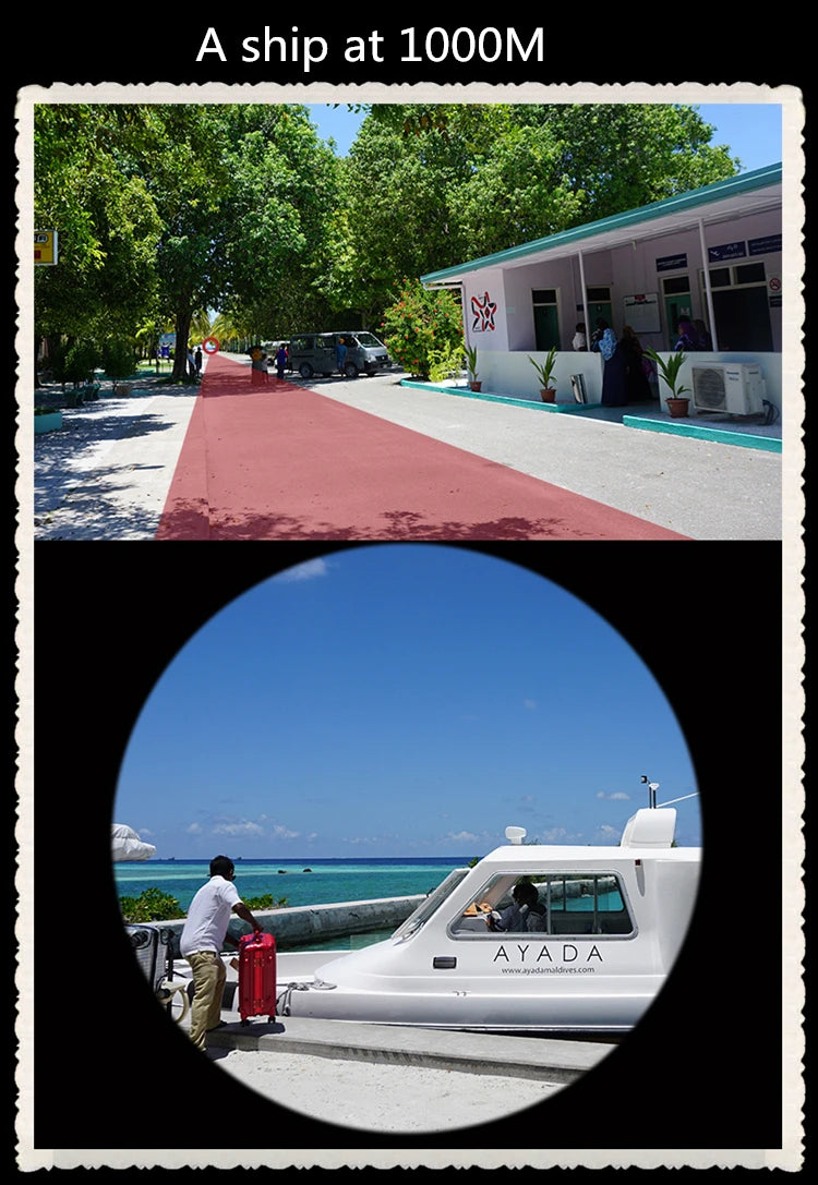 Professional Binoculars Baigish 8x30 10x40 10x50 12x4515x60 20x50 8-24x40 Powerful Military Telescope Long Range Monocular BAK4