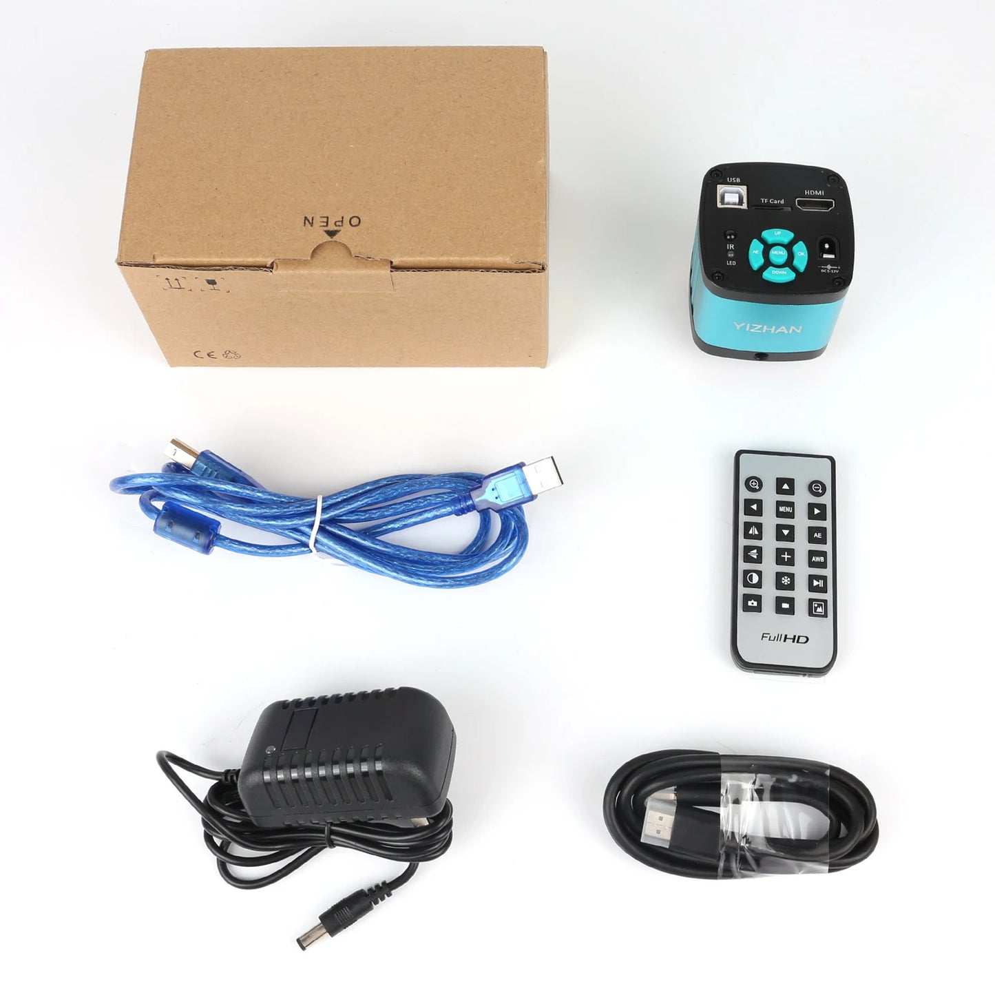 4K Microscope 48MP Digital Microscope For Electronics USB Industrial Cameras HDMI 1-150X Zoom C-Mount Lens Phone Pcb Soldering