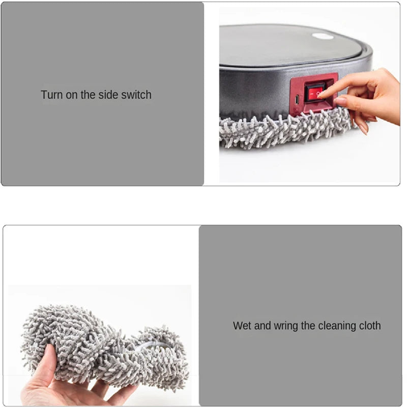 Intelligent Robot 3 in1 Dry Wet Sweep Mop Robot Vacuum Cleaner Rechargeable Smart Mopping Robot Spray Cleaner Home Mopping Robot