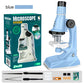 Microscope Portable 1200x HD Eyepiece Kids Science Education Experiment Exploration Set Gift Toys