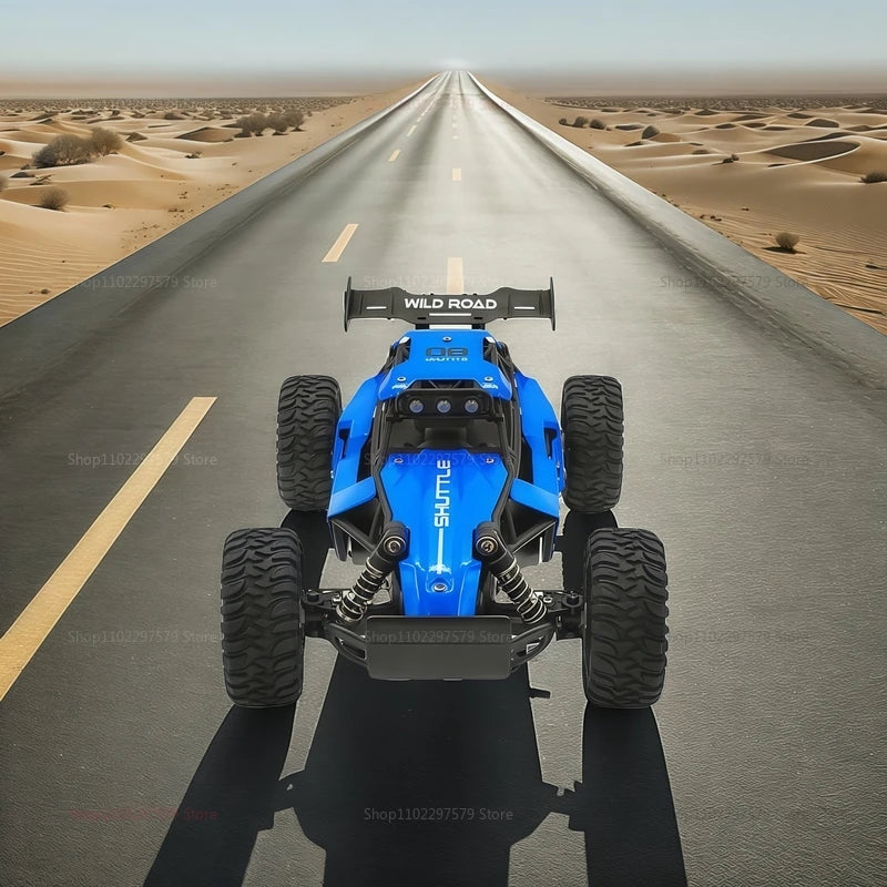 RC Cars 1:16 Remote Control Car 20 Km/h 2WD All-Terrains Electric LED Lights Off-Road Outdoor Vehicle Truck Toys for Kids Adults