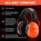 ZOHAN Hearing Protection Noise Reducing Earmuffs Soundproof Headphones Against Noise Safety Ear Muffs Adjustable 28dB NRR