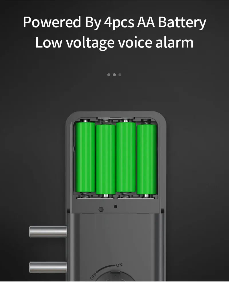 Smart Electric Motor Lock With Tuya App Keyless Entry Door Lock Concealed Invisible Installation IC Card Lock for Wooden Door