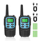2PCS Mini Walkie Talkie Portable Two-Way Radio UHF Transceiver Set Walkie-talkies Radio Walkie Talkies for Children and Adults