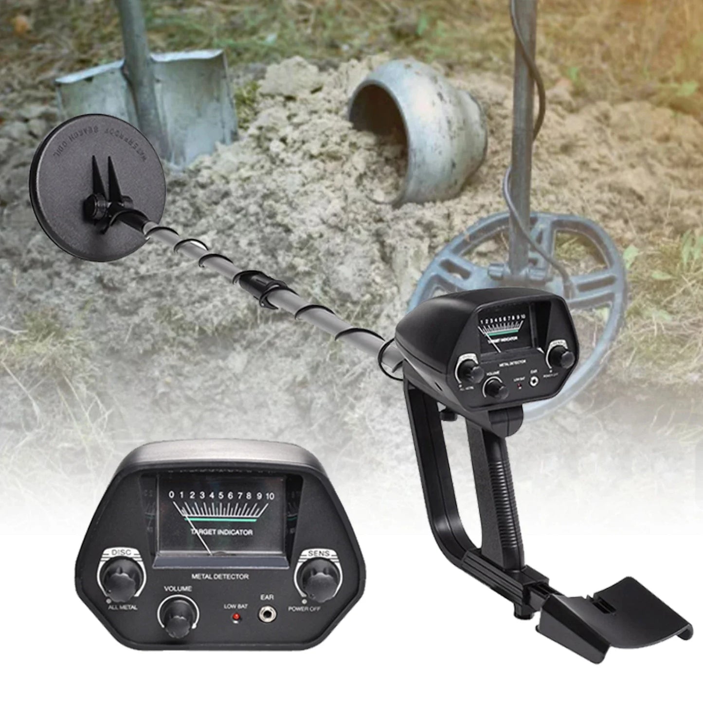 MD4030 Professional Metal Detector Pinpointer Portable Gold Finder Machine Treasure Hunter Gold Depth Metal Detector