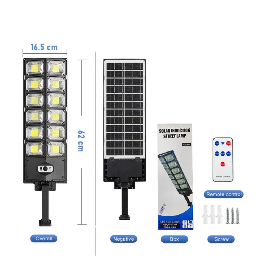 New Super Powerful Outdoor Solar LED Light 10000000LM Solar Lamp 3 Mode Motion Sensor Sunlight Wall Light 300² Security Lighting