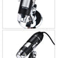 1600X 1000X USB Microscope Handheld Portable Digital Microscope USB Interface Electron Microscopes with 8 LEDs with Bracket