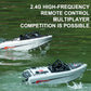 High-Speed Brushless RC Boat Electric Water Racer Remote Control Ship Model 2.4G Frequency New Design Karts Boat Toy