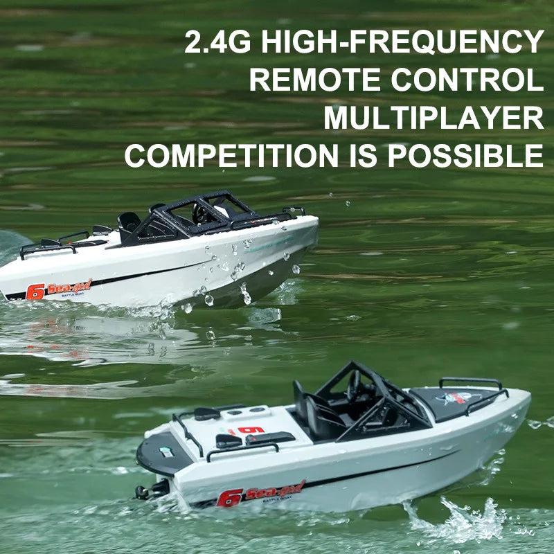 High-Speed Brushless RC Boat Electric Water Racer Remote Control Ship Model 2.4G Frequency New Design Karts Boat Toy