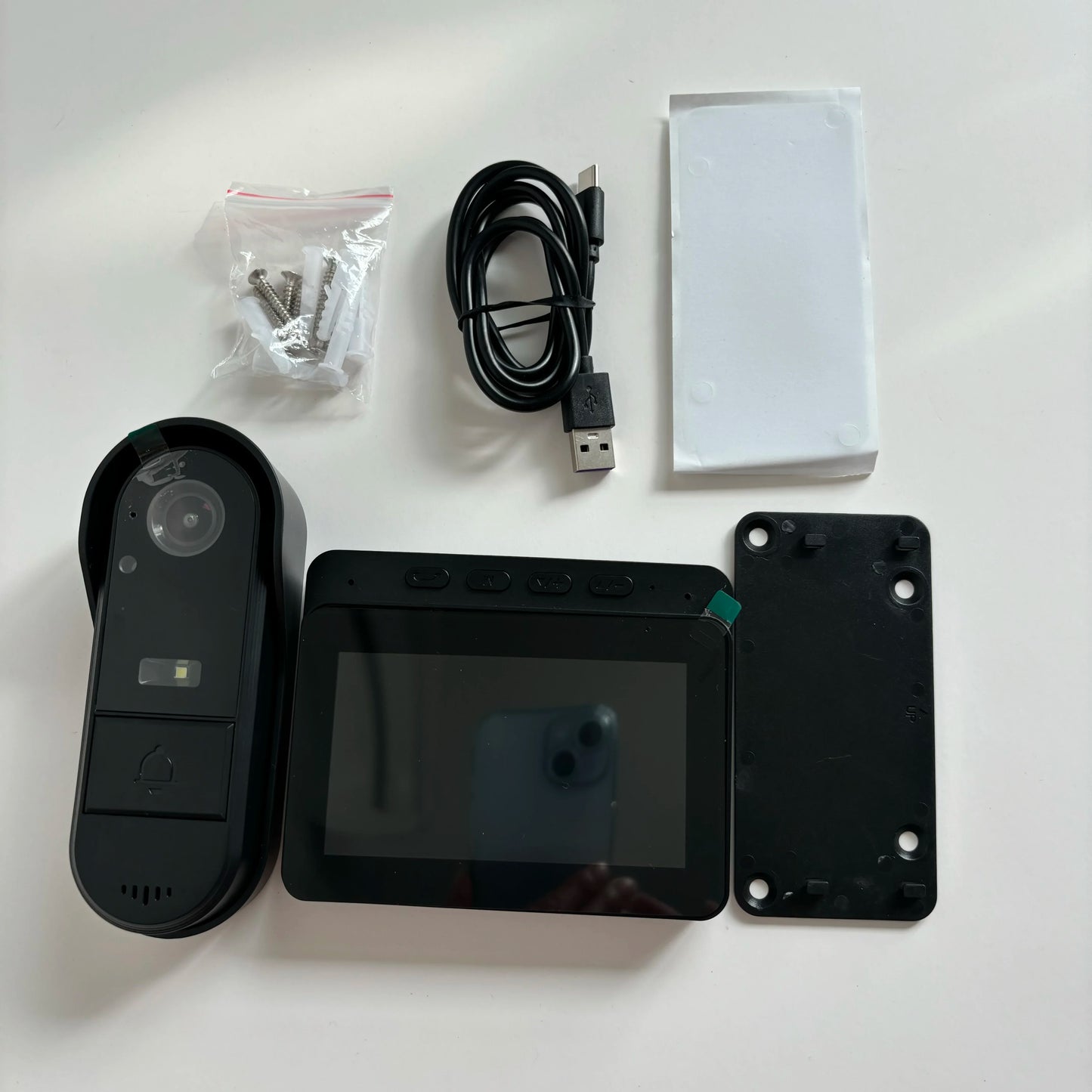 Wireless intercom Doorbell HD Night Vision 4.3in lPs screen Waterproof Visual Doorbell camera smart Home security Video By Bell