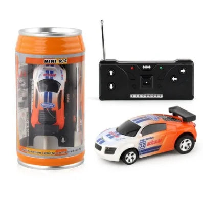 2023 Remote Control Car 20KM/H Coke Can Mini RC Car Radio Remote Control Micro Racing Car 4WD Cars RC Models Toys for Kids Gifts