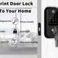 Smart Deadbolt Lock with Keypad, Fingerprint Door Lock, Keyless Entry Door Lock Door Auto Digital Electronic Lock for home