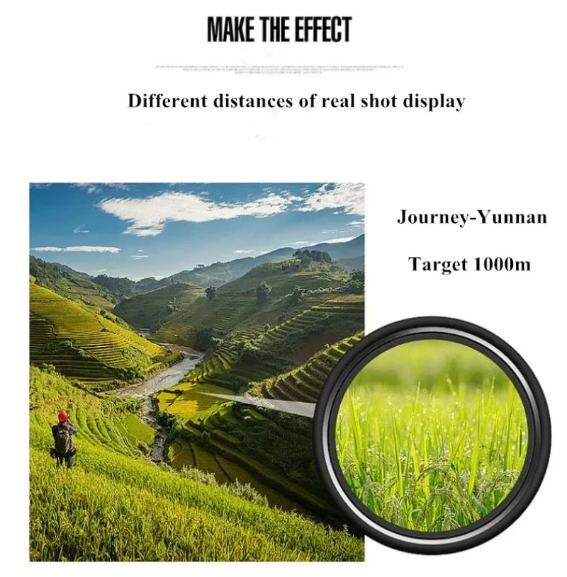 Powerful Camping Binoculars 16000m Long Range 80x80 HD High Power Telescope Tourism Binoculars Powerful Hunting Binoculars