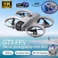 Drones GT3 MINI GPS 8K Professional HD 180° Dual Cameras WIFI Brushless Motors Obstacle Avoidance FPV Foldable Quadcopter Toys