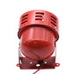 Red Air Raid Siren Horn Alarm 110dB Driven Air Raid Siren Horn Alarm Loud Air Horn for Car Boat Truck Motorcycle Speaker 12 Volt