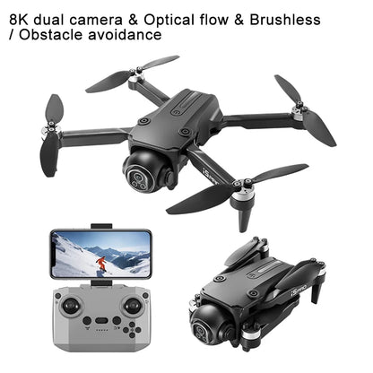 2025 New i5PRO Drone with 8K HD Professional 360° Camera Photography Brushless Motors Obstacle Avoidance Foldable Quadcopter Toy