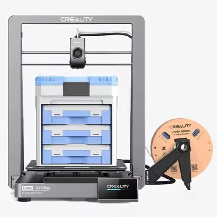 Creality Ender-3 V3 Plus 3D Printer 300x300x330mm Print Size 600mm/s Direct Extruder Stable Y-axis Dual Motors&Support Rods