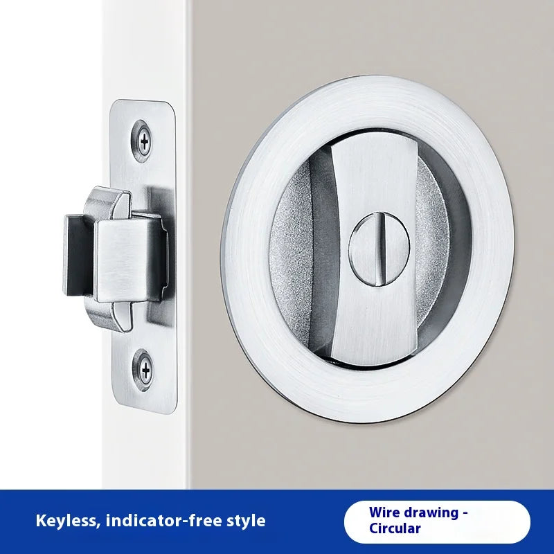Slider door lock; square sliding door lock for home bedroom and bathroom with double hooks