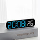 Voice Activated Multifunction Digital Alarm Clock LED Timer Clock 12/24H Temperature Date Display Desktop Alarm Clock Night Mode