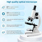 Monocular Optical Microscope 64X-2400X Microscope School Science Experimental Biology Microscope Digital Microscope for Children