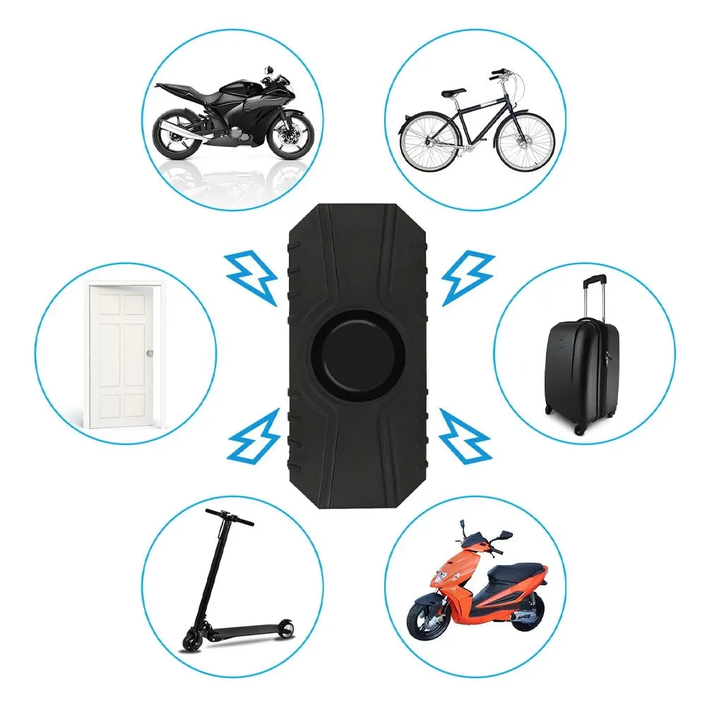 Wireless Anti-Theft Motorcycle Alarm Waterproof Bicycle Alarm Security Vibration Motion Sensor for Bike Electric Scooter