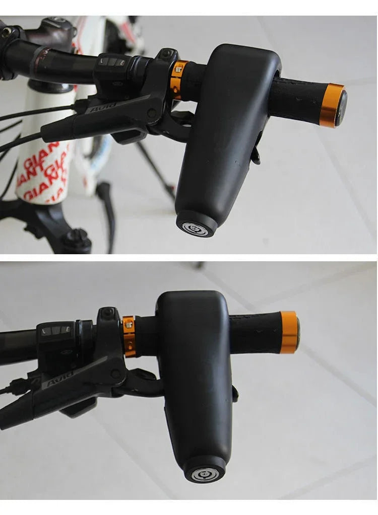 100DB Alarms Sound Motorcycle Handlebar Lock Scooter Electric Vehicle Bicycle Safe Anti-theft Accelerator Brake Lock Padlocks