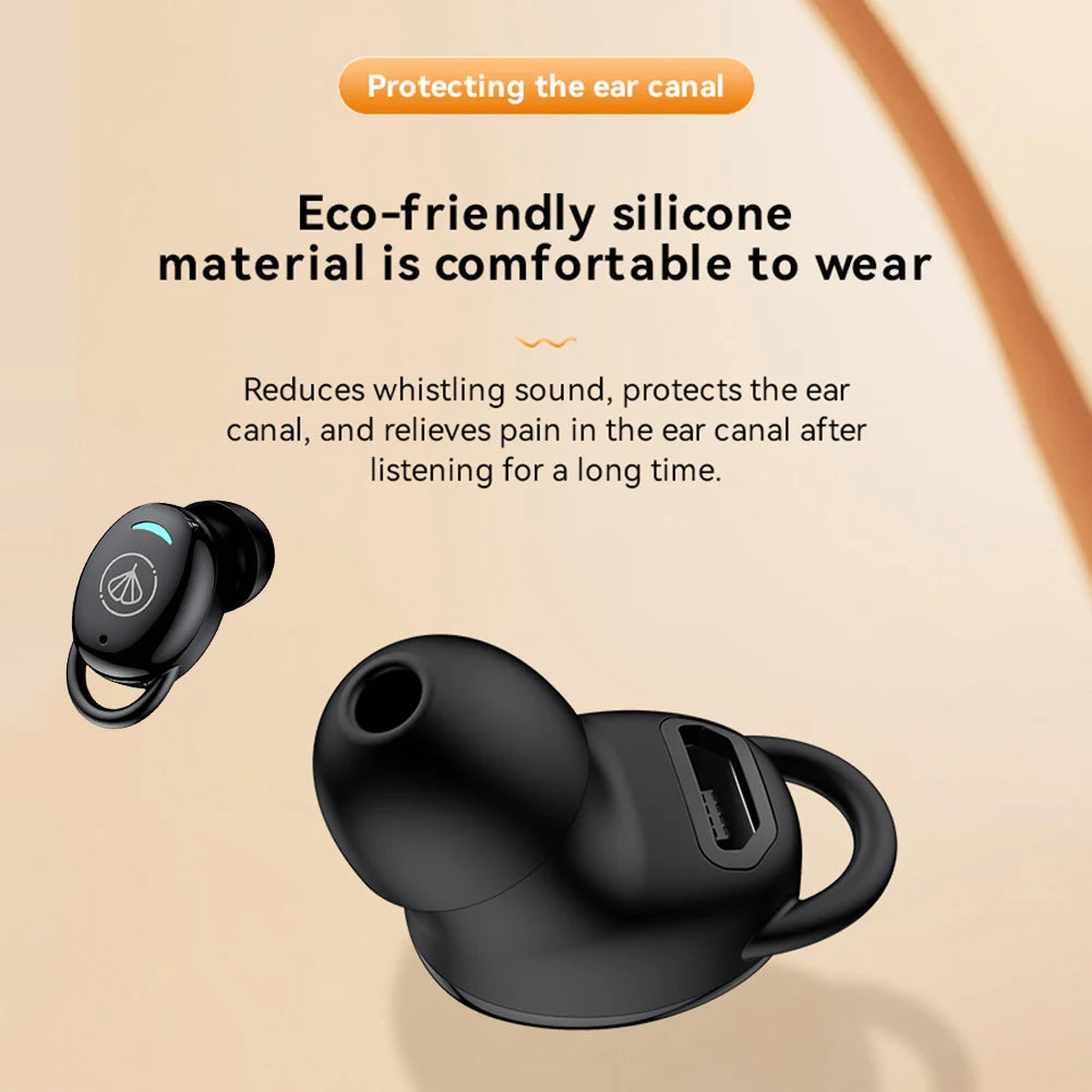 Hearing Aids Bluetooth-Compatible 5.3 Earbuds Hearing Aid Mini Sound Amplifier Noise Cancelling Single Ear Headphone for Seniors