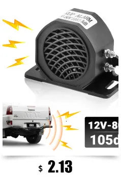 7 Sound 12V 100W 125Db Alarm Horn Car Electronic Warning Siren Motorcycle Alarm Firemen Ambulance Loudspeaker with Mic for Car