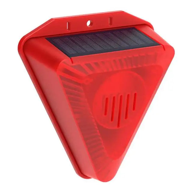 Solar Alarm Lamp Siren Wireless Motion Sensor Outdoor Waterproof 129dB Alarm Light Drive Away Wolf Wild Alarm System Detector