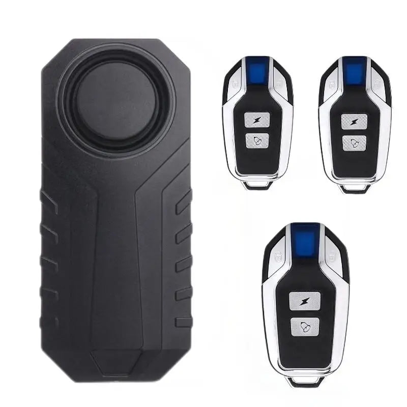 Anti-theft Alarm for Motorbike/Bicycle 113db High Volume Vibration Wireless Remote Control Electric Bell Sound Find A Vehicle