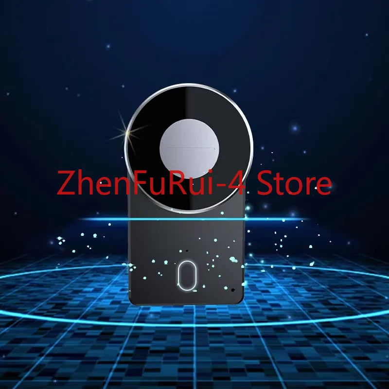 Smart Door Lock with Tuya App Aluminum Bluetooth Smartlock for Glass Aluminum and Wood Door Smartphone Compatible