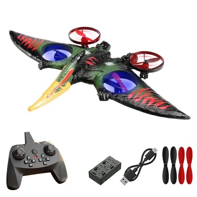 L0712 RC Plane 2.4G EPP Foam Fighter with LED Gravity Sensing 6-Axis Gyro Outdoor Remote Control Flying Toy Gifts for Boys