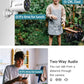 2K Security Camera Outdoor Solar WiFi Security Camera Outside IP66 Waterproof,Pan Rotating 225°Home Security Camera