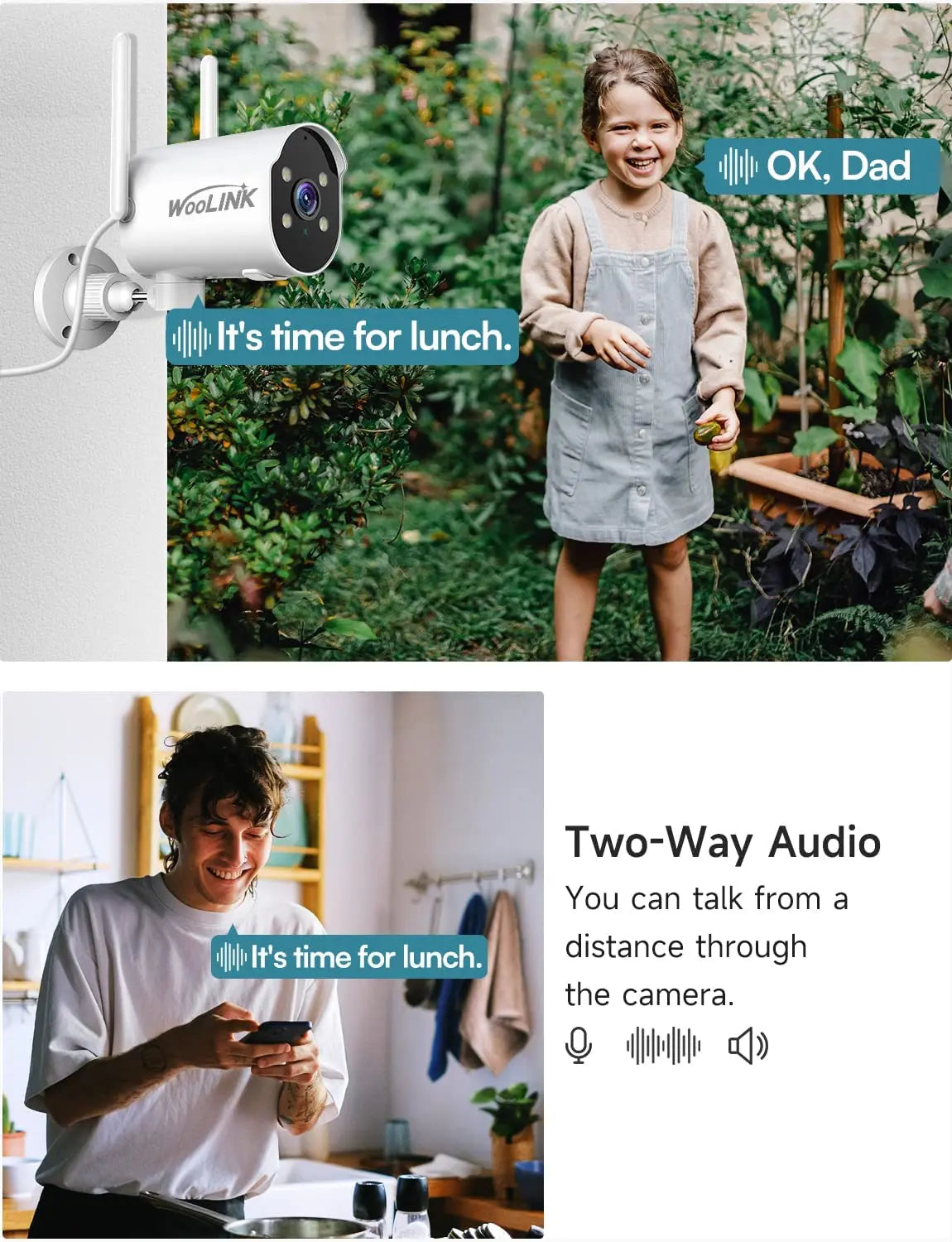 2K Security Camera Outdoor Solar WiFi Security Camera Outside IP66 Waterproof,Pan Rotating 225°Home Security Camera