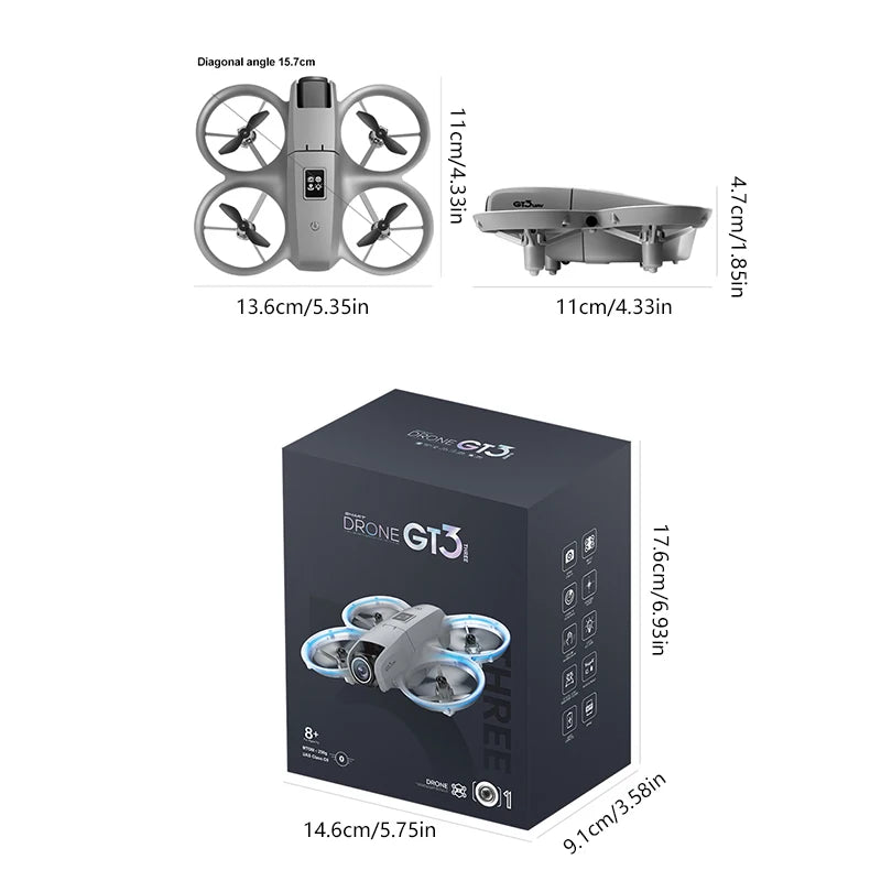 Xiaomi Original GT3 Drone 8K 5G GPS Professional HD Aerial Photography Remote Control Aircraft HD Dual Camera Quadcopter Toy UAV
