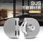 1 Set Double Open Sliding Door Lock Stainless Steel Glass Door Lock with Keys 8-12mm Safety Locks Office Glass Security Hardware